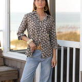 Cotton Keepsake Button Down - Dune Thicket