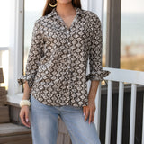 Cotton Keepsake Button Down - Dune Thicket