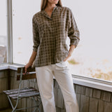Cotton Sunset Shirt - Sawgrass Check
