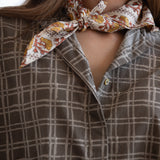 Cotton Sunset Shirt - Sawgrass Check