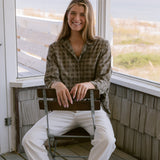 Cotton Sunset Shirt - Sawgrass Check