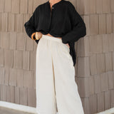 Linen Sunset Shirt - Black