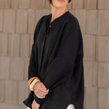 Linen Sunset Shirt - Black