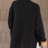 Linen Sunset Shirt - Black