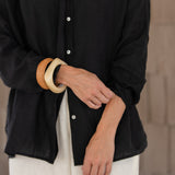 Linen Sunset Shirt - Black