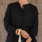 Linen Sunset Shirt - Black