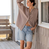 Linen Sunset Shirt - Driftwood