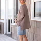 Linen Sunset Shirt - Driftwood