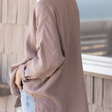 Linen Sunset Shirt - Driftwood