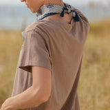 Cotton Bandana - Indigo Ticking Stripe