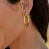 Jetty Huggie Hoops - 1.5 in