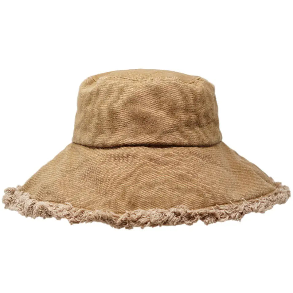 Canvas Bucket Hat - Caramel