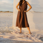 betsy maxi dress chocolate