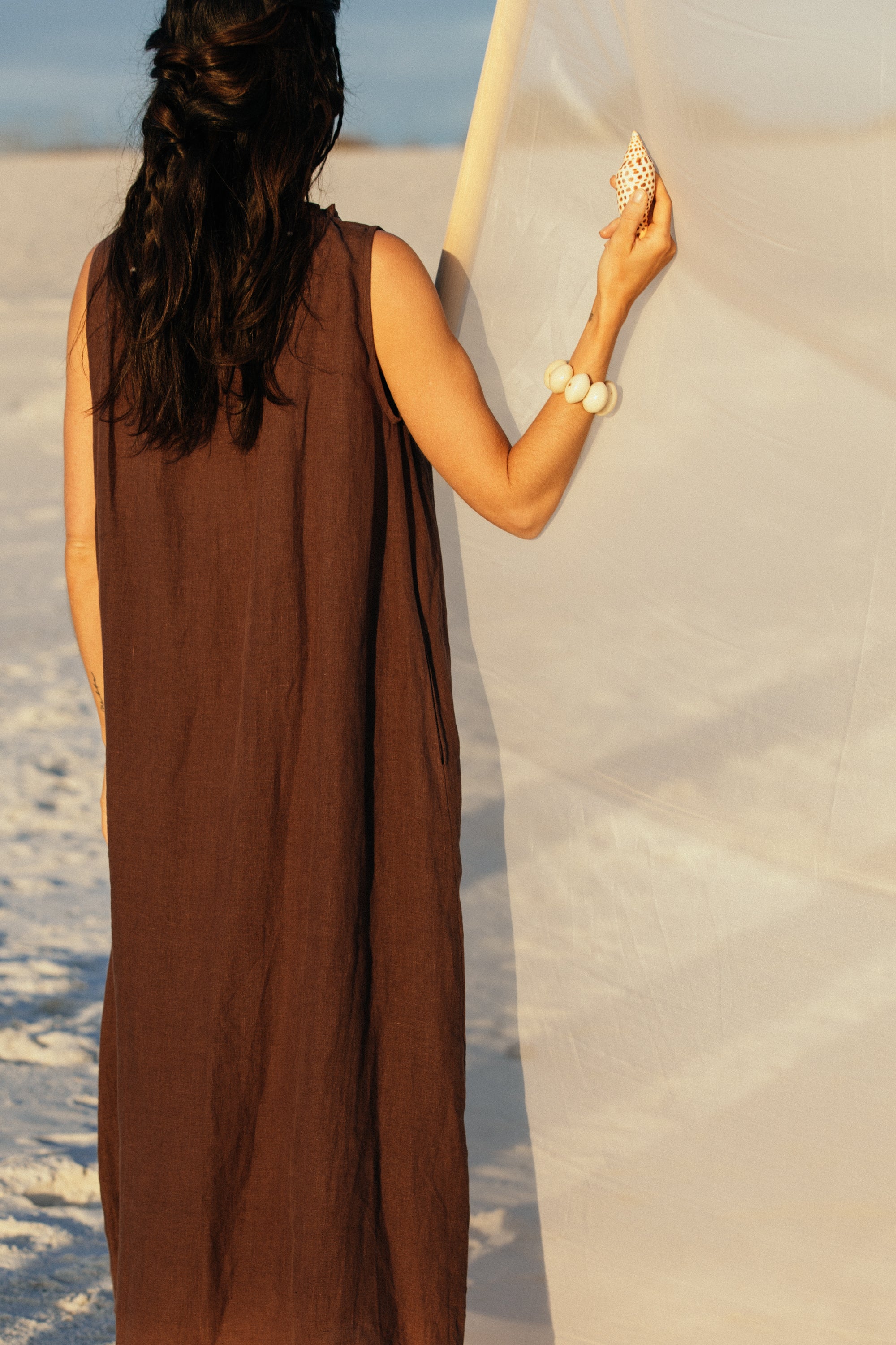 betsy maxi dress chocolate