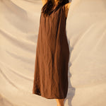 betsy maxi dress chocolate