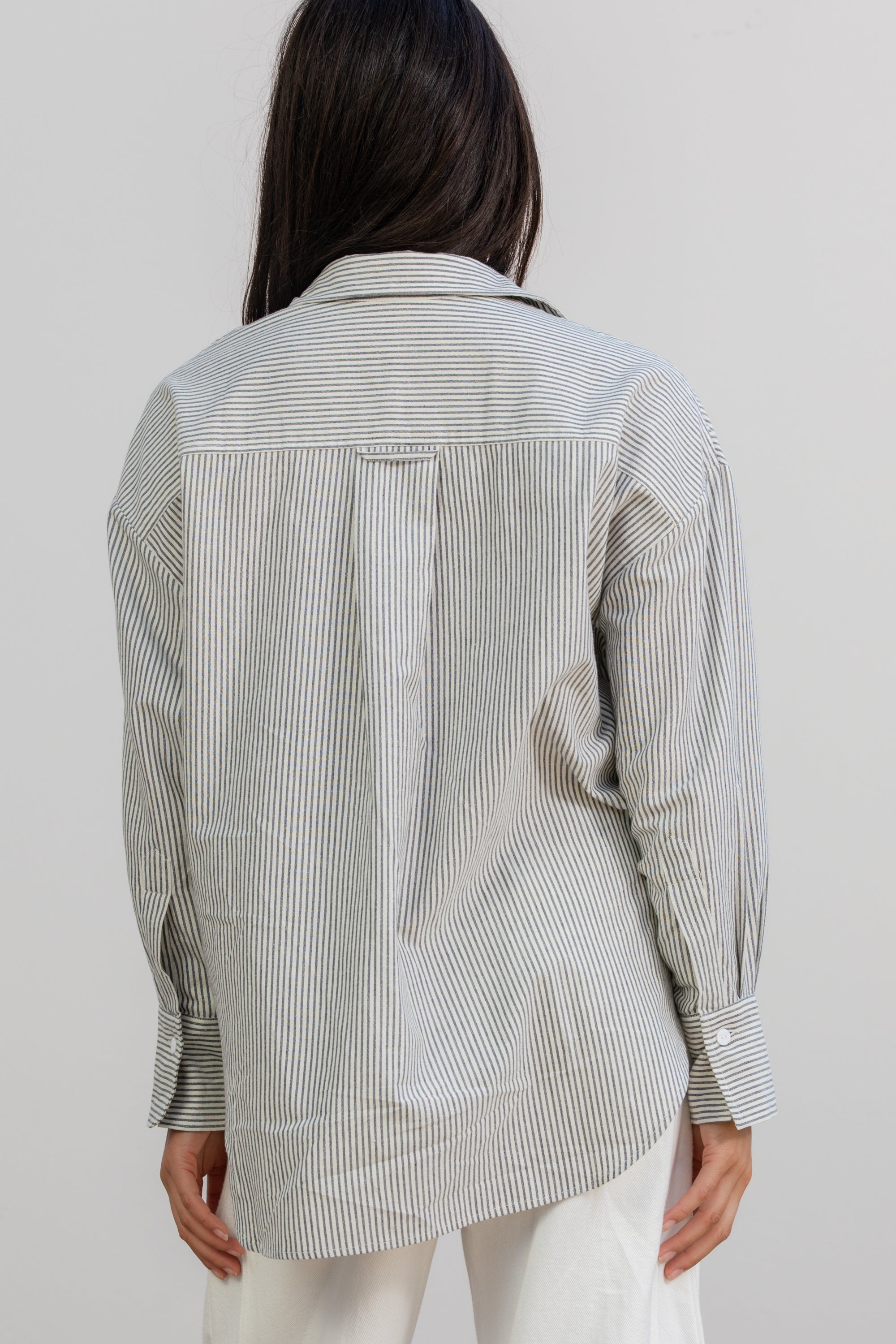 Becasa-EasygoingCottonShirtGoodStripe-