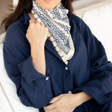 Cotton Bandana - Blue Egret