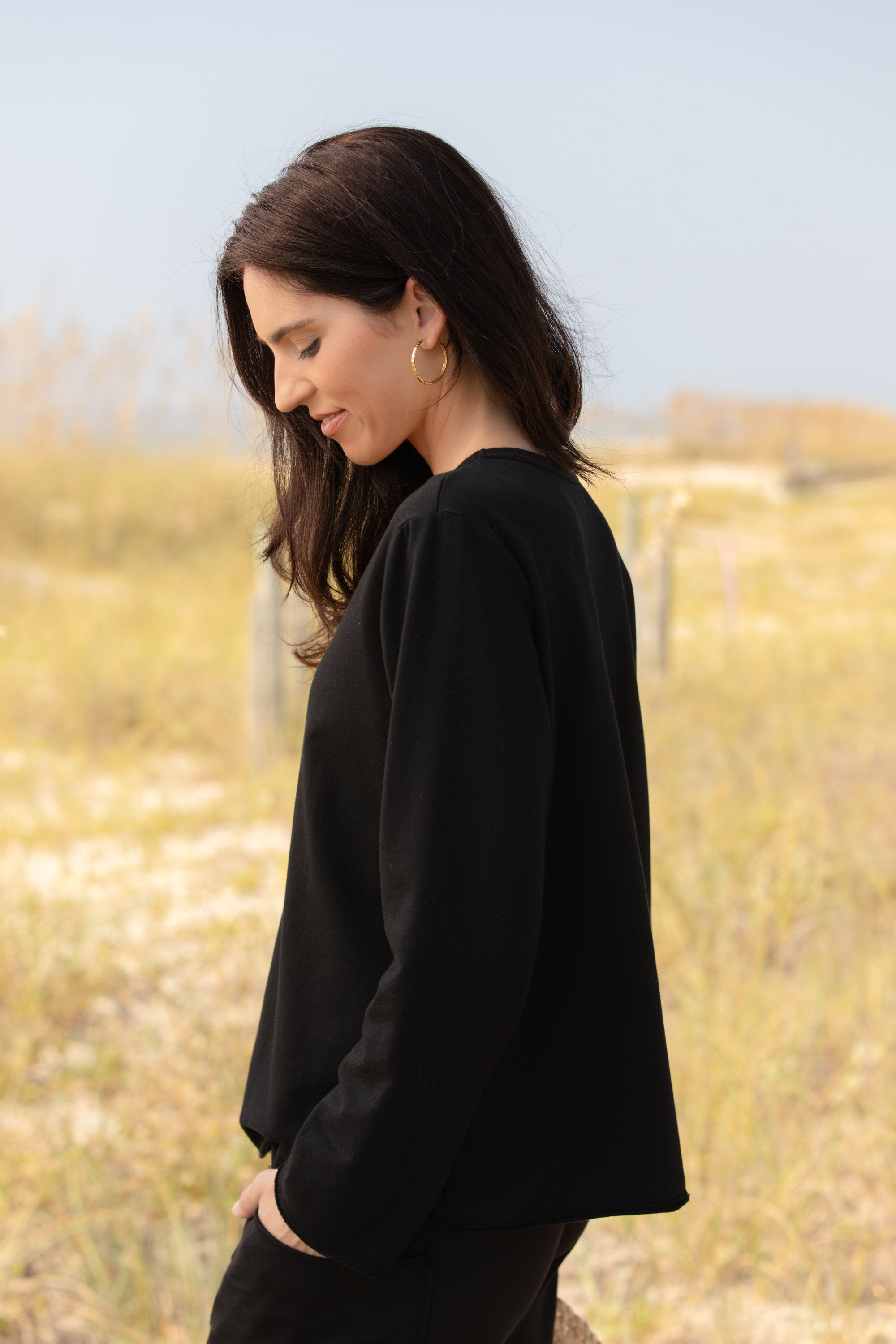 Becasa-Fall-SundayCottonPullover-Black 