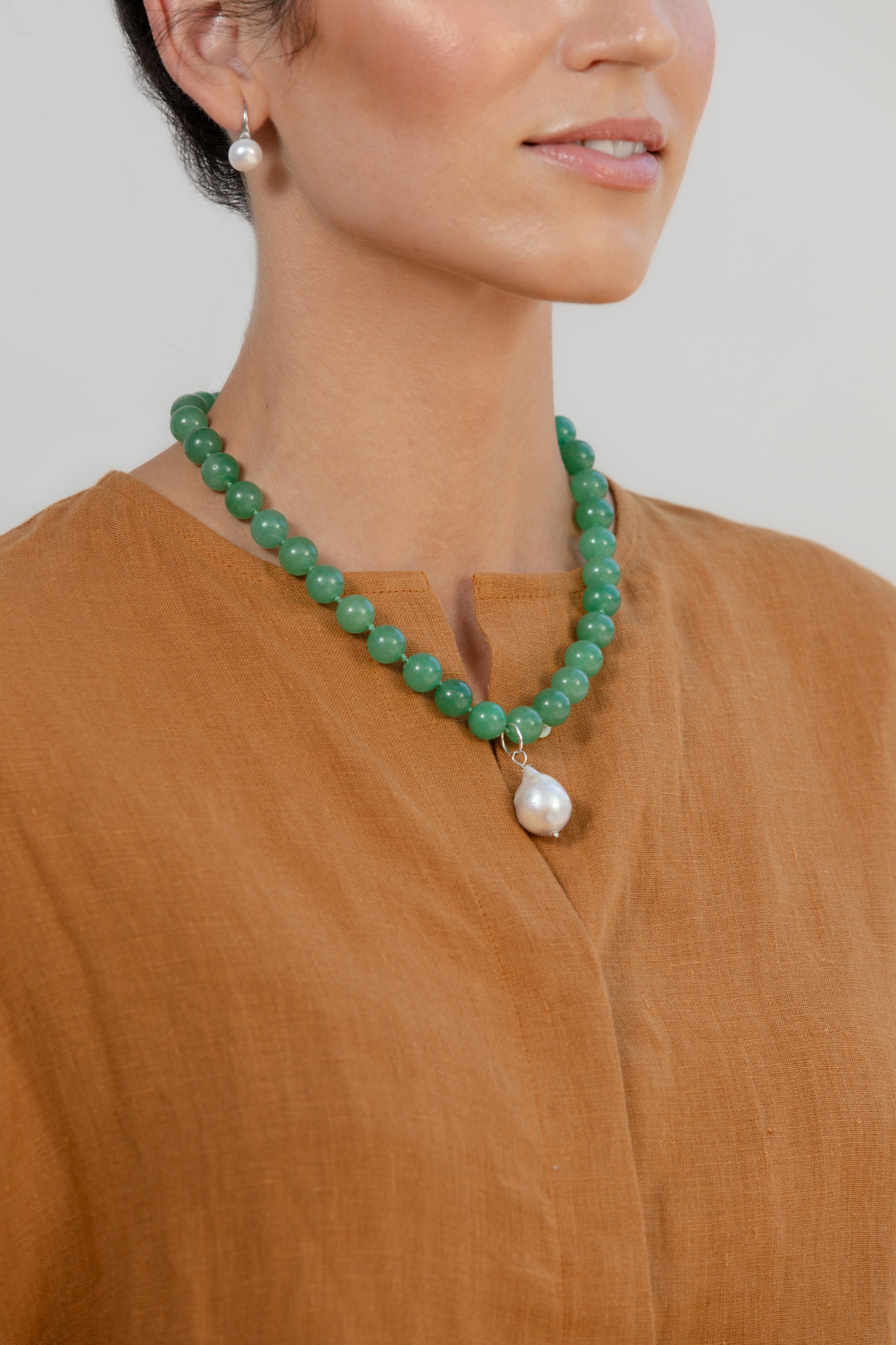 Becasa-JadeQuartzPearl-Necklace