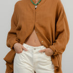 Becasa-Linen-Sunset-Shirt-Amber