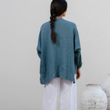 Becasa-Linen-Sunset-Shirt-Ocean-Green