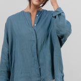 Becasa-Linen-Sunset-Shirt-Ocean-Green