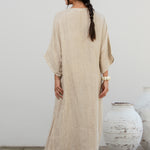 Becasa-LinenCaftan-Tan