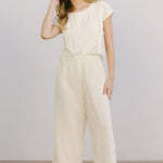 Regatta fringe pant egret