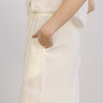 Regatta fringe pant egret