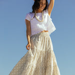 resort maxi skirt abbey stone flora