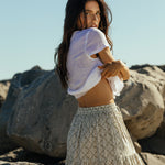 resort maxi skirt abbey stone flora