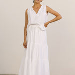 resort maxi skirt egret