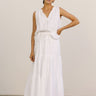 resort maxi skirt egret