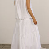 resort maxi skirt egret