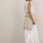 resort maxi skirt egret