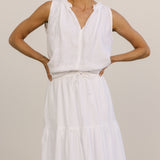 resort maxi skirt egret