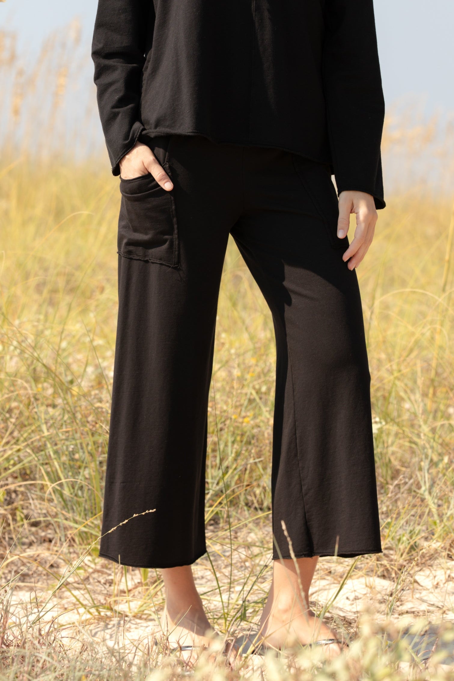 Becasa-SundayCotton-Pant-Black