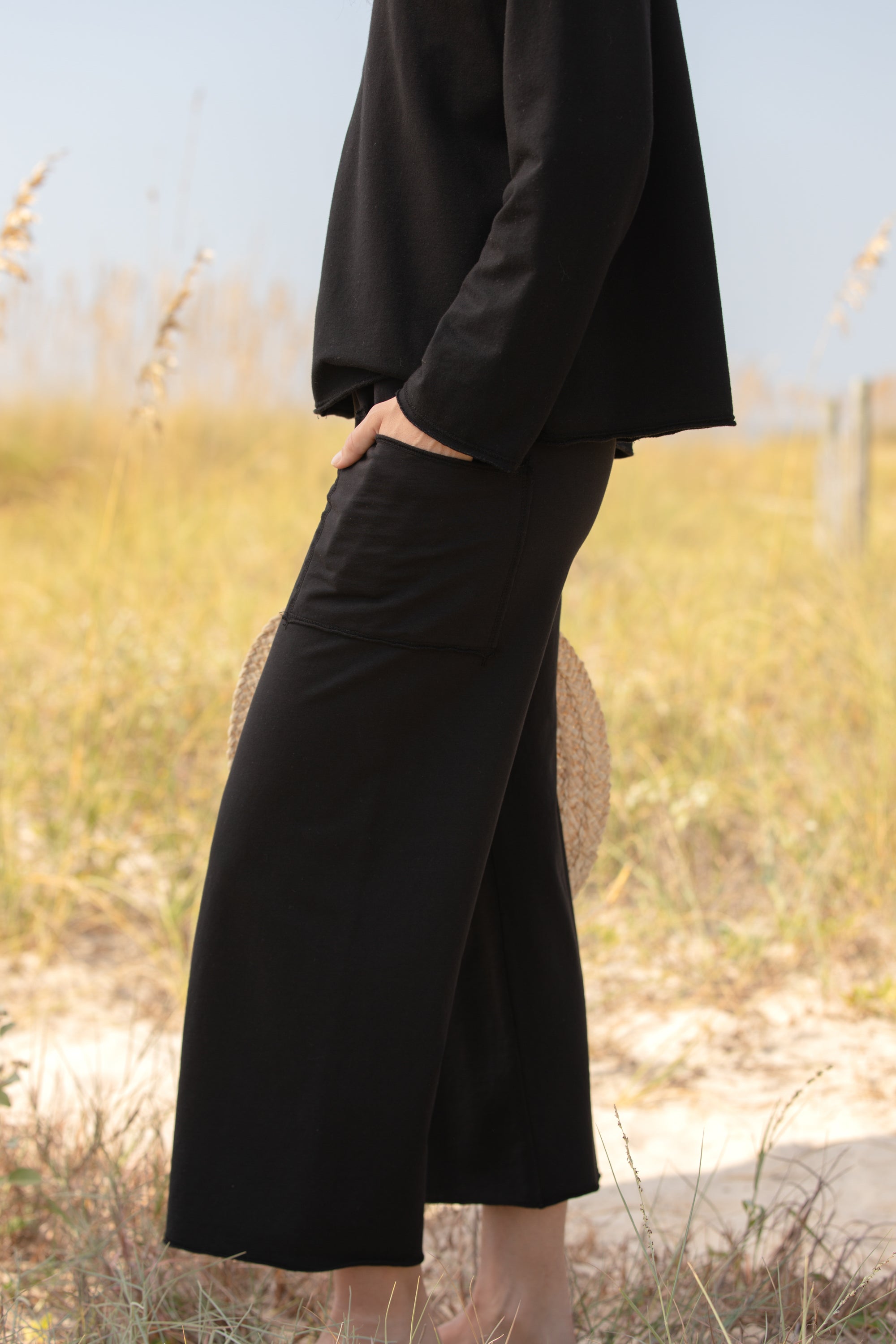 Becasa-SundayCotton-Pant-Black