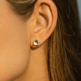 Sunset Stud Earrings - Salt