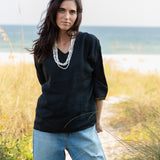 Becasa-Weekend-Linen-Tee-Black