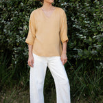 weekend linen tee