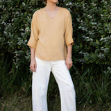 weekend linen tee