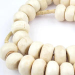 Becasa-White Bone Beads