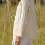Becasa-porch-cardigan-Shellwhite