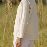 Becasa-porch-cardigan-Shellwhite