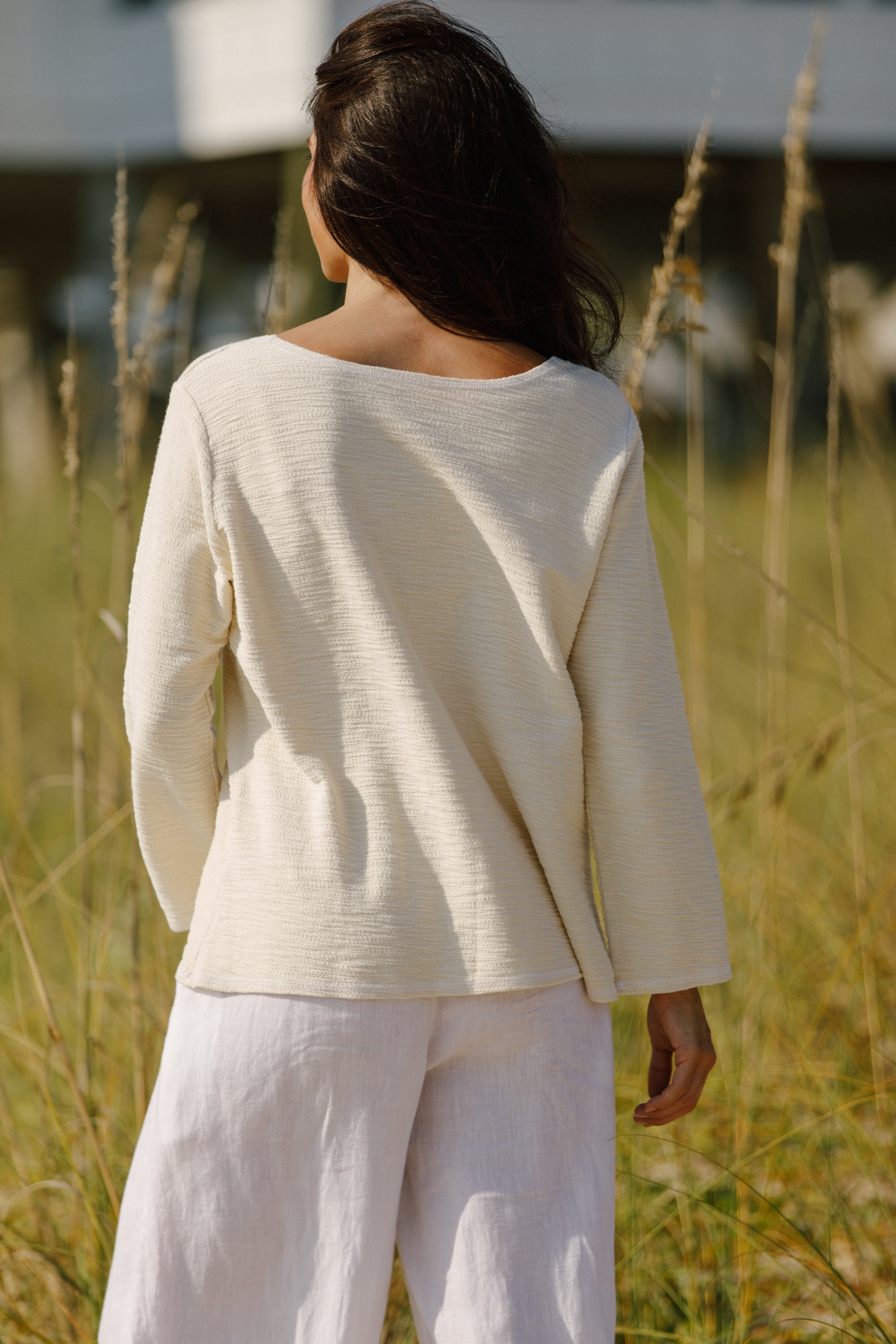 Becasa-porch-cardigan-Shellwhite