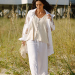 Becasa-porch-cardigan-Shellwhite