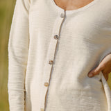 Becasa-porch-cardigan-Shellwhite