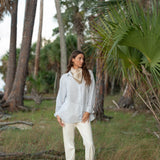 Easygoing Cotton Shirt - Harbor Stripe