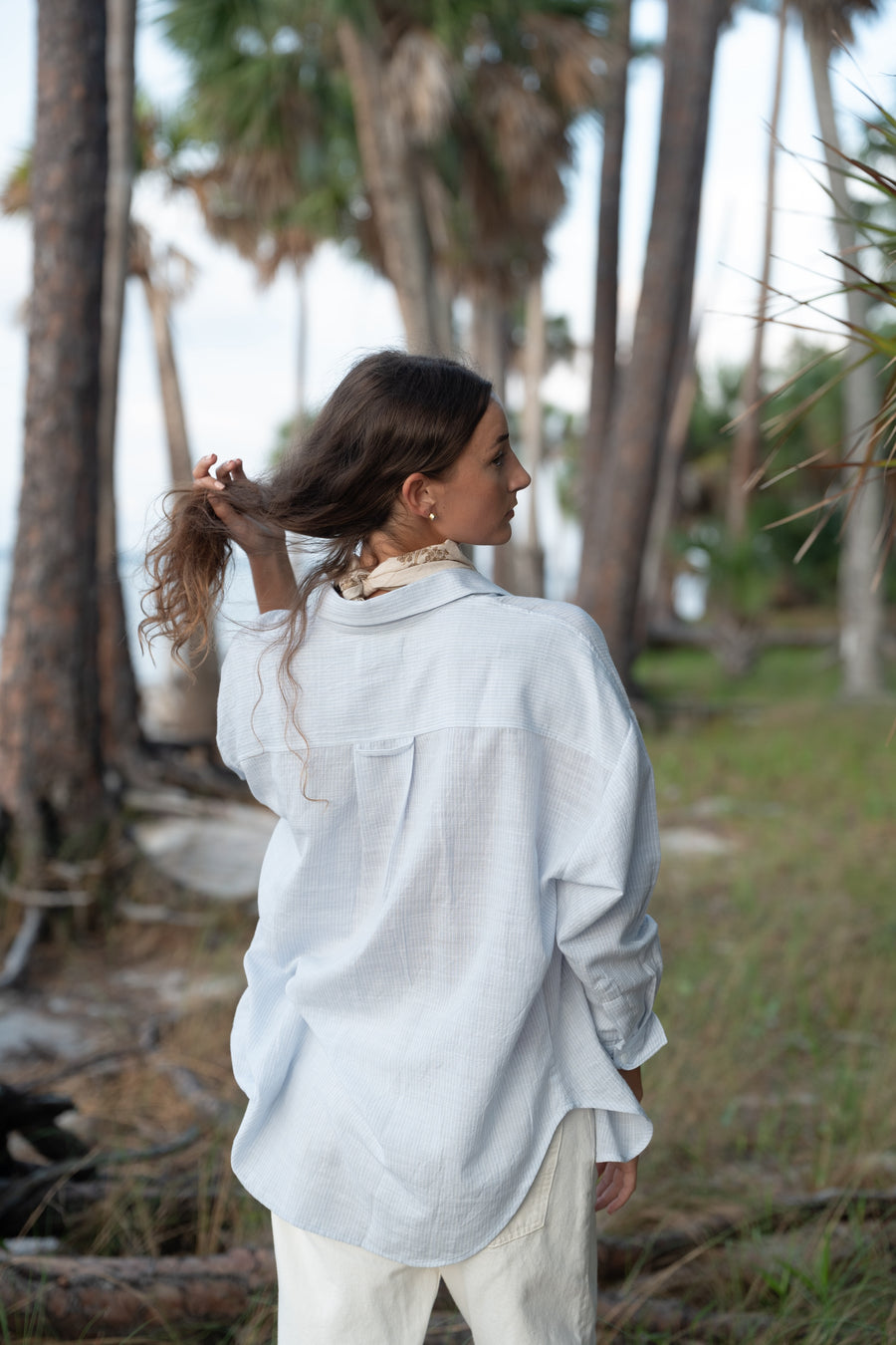 Easygoing Cotton Shirt - Harbor Stripe